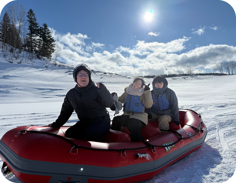 スノーラフティング